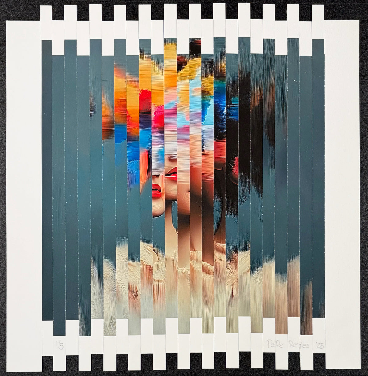 CD7001, a limited-edition rollage print by Pepe Reyes — Art of NOMA