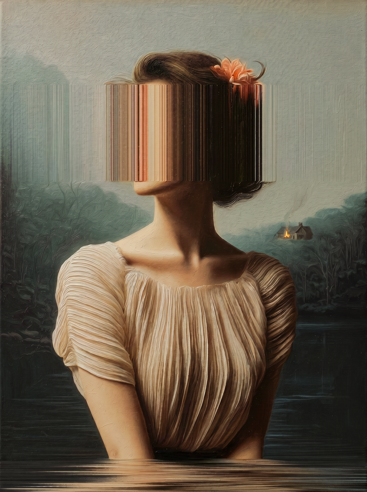 Jane Eyre (1), an oil painting by JoCa from Echoes of Haworth, Art of NOMA