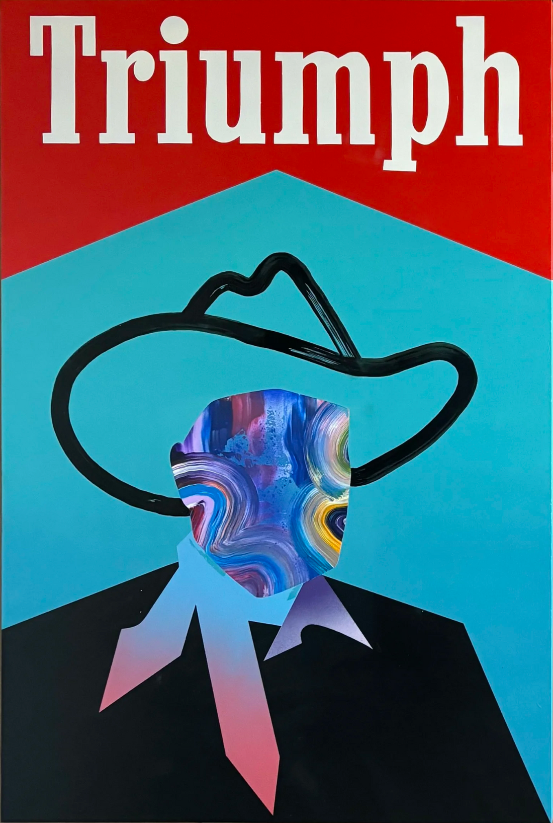 Triumph, an original acrylic and aerosol painting by Gareth Stehr — Art of NOMA