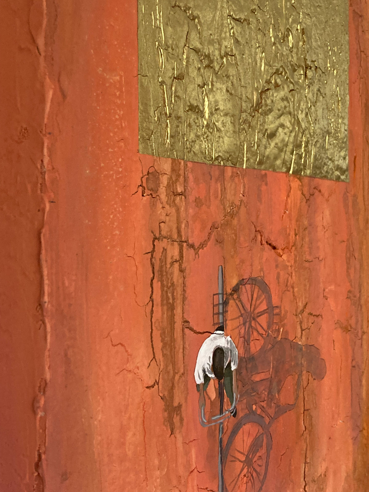 Rodando by Fermín Ferrer Unique Mixed Media Artwork