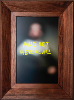 Memory 1093 original artwork by Chuma Montemayor inkjet print with acrylic intervention