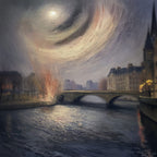 Age of Surveillance original oil painting by Daniel Stara on canvas