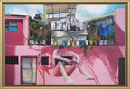 Voyeur original oil painting by Alexandra Connolly on canvas