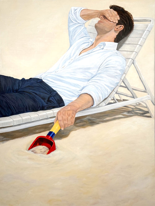 All Work And No Play, painting by Niamh Barry — Art of NOMA