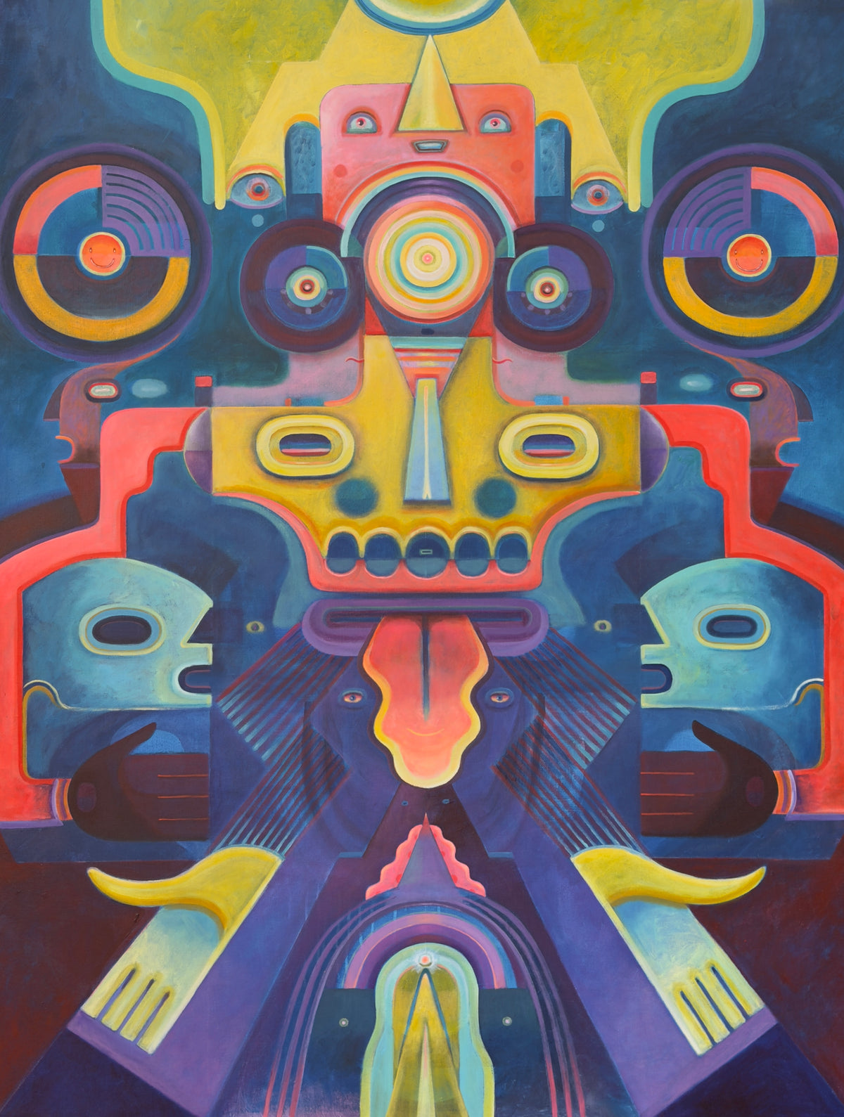 All You Need by Jorge Tellaeche acrylic painting on canvas