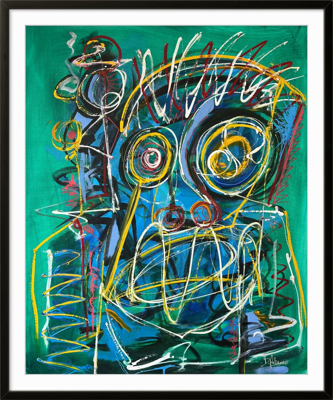 Anxiety print by Daniel de Polignac giclée on Hahnemühle matte paper