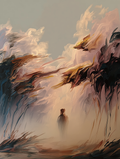 Automnes et fantômes 1 by Pénélope Barbier oil painting on canvas