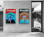 Disaster by Gareth Stehr Unique Contemporary Painting