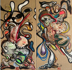 Caballero del Tiempo, painting by Raúl Cerrillo — Art of NOMA
