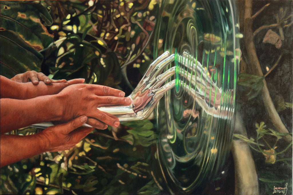 Descubrimiento De Un Confín Nuevo, painting by Arturo Lemus Beltrán — Art of NOMA