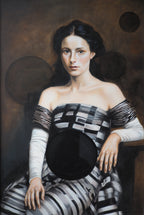 El Espejo de Obsidiana, painting by Su Lin Casanova — Art of NOMA