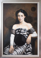 El Espejo de Obsidiana, painting by Su Lin Casanova — Art of NOMA