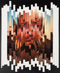 G1001 by Pepe Reyes limited-edition rollage print on Hahnemühle paper