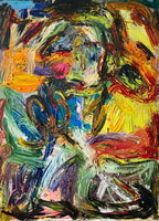 Héroes Invisibles, oil painting by Raúl Cerrillo — Art of NOMA