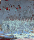 Your Soul Knows original mixed media painting by Fernanda Rivero on raw canvas