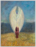 Icarus original oil painting by Tamar Sulakvelidze on fabric