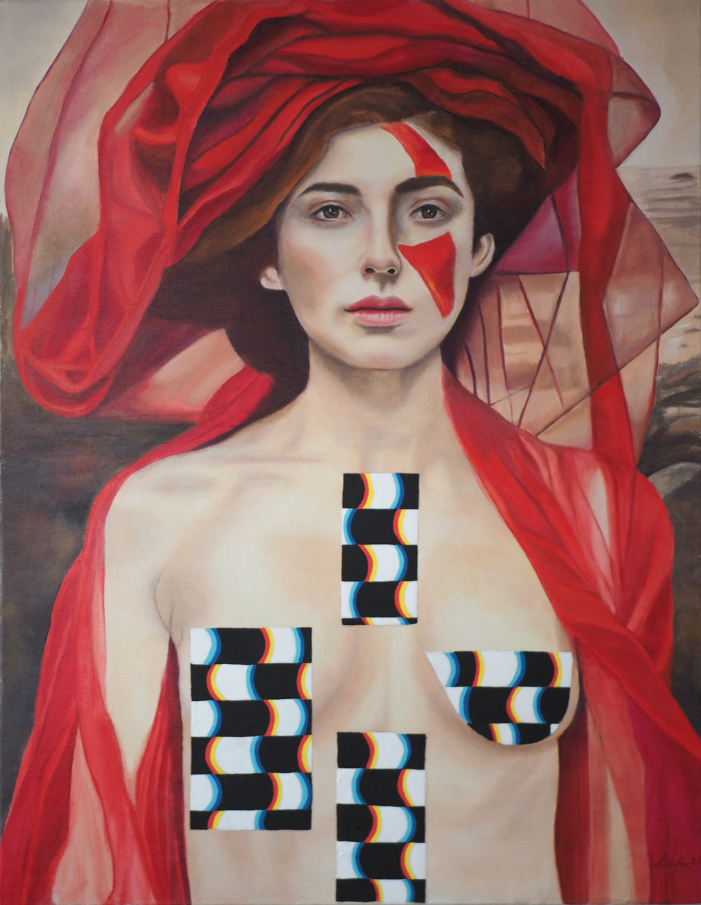 Inner Power, painting by Su Lin Casanova — Art of NOMA