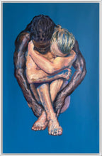 In Sync VII original acrylic painting by Karlos Ibarra on canvas