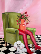 La Espera, oil painting by Mónica Loya — Art of NOMA