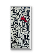 Le Président by Daniel de Polignac acrylic painting on canvas