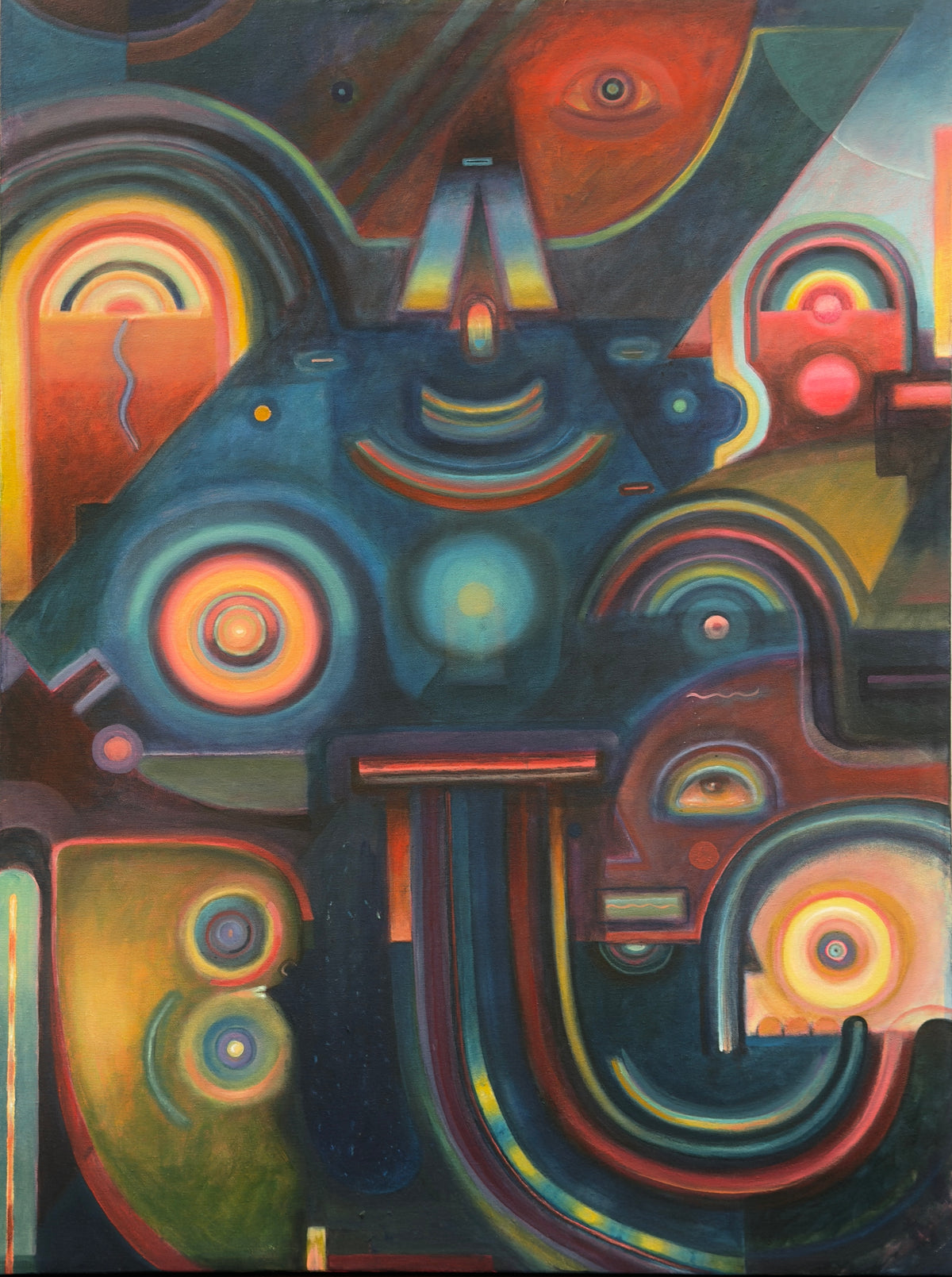Let It Work by Jorge Tellaeche acrylic painting on canvas