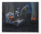 Magi original oil painting by Tamar Sulakvelidze on fabric