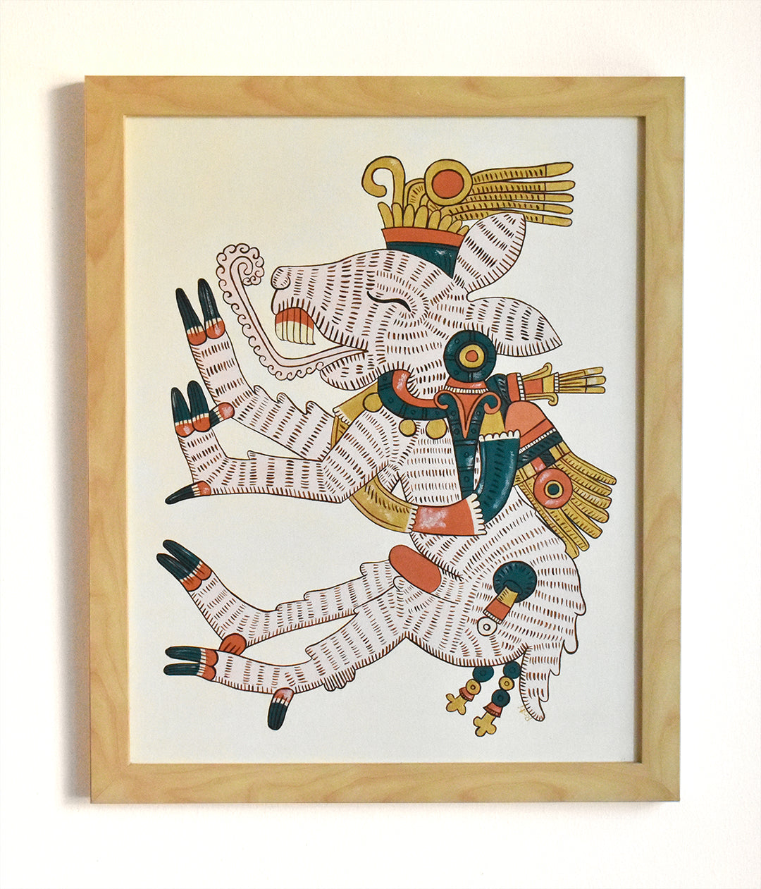 Mázatl by Roti Martínez Unique Acrylic Painting