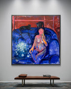 Motherly by Tori Pounds Large-Scale Mixed Media Painting