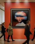 Nuclear Seed by JoCa shown on a gallery wall, scale view