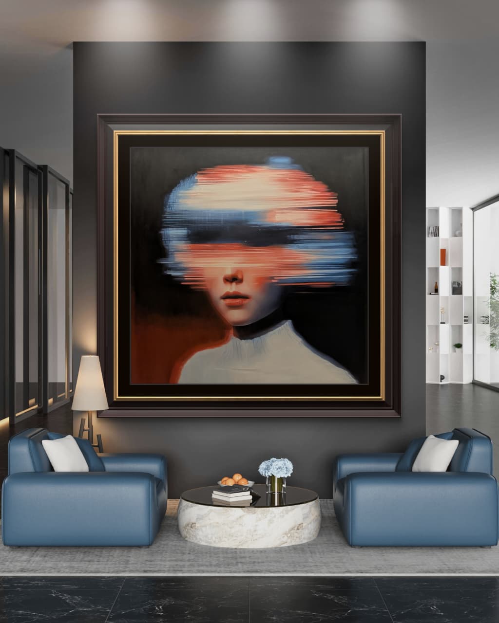Nuclear Seed by JoCa shown on a gallery wall, scale view