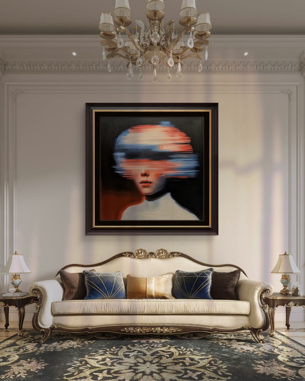 Nuclear Seed by JoCa shown on a gallery wall, scale view