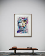 Ojo Interior by Giselle Fenig Unique Mixed Media Artwork