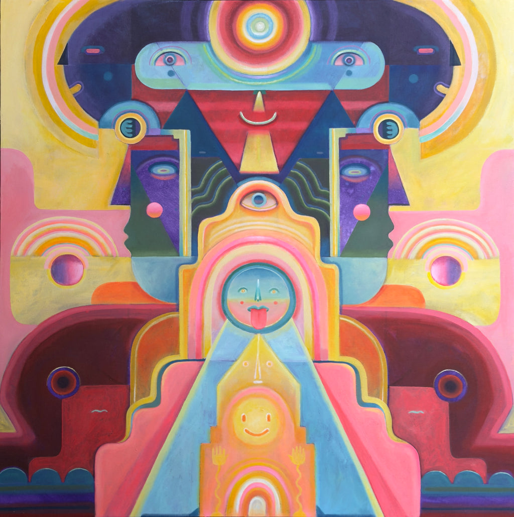 Open Your Eyes by Jorge Tellaeche acrylic painting on canvas