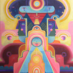 Open Your Eyes by Jorge Tellaeche acrylic painting on canvas