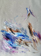 Piezas de lo que somos III, painting by Nuria Oliva — Art of NOMA