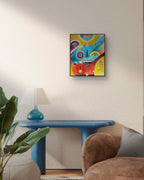 Perdiendo la forma 2 original acrylic painting by Jorge Tellaeche on canvas