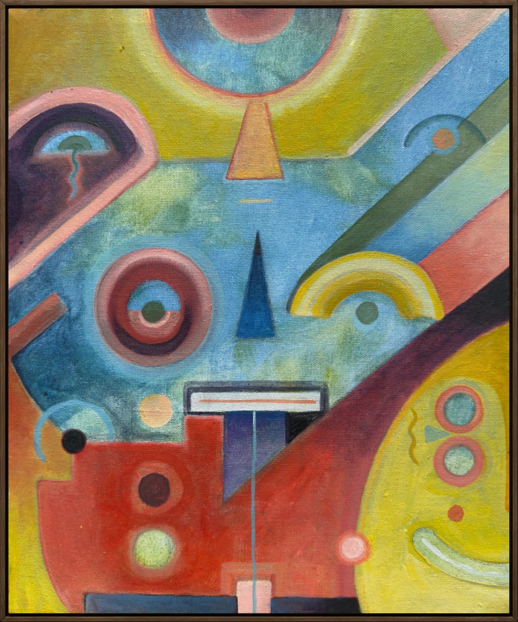 Perdiendo la forma 2 original acrylic painting by Jorge Tellaeche on canvas