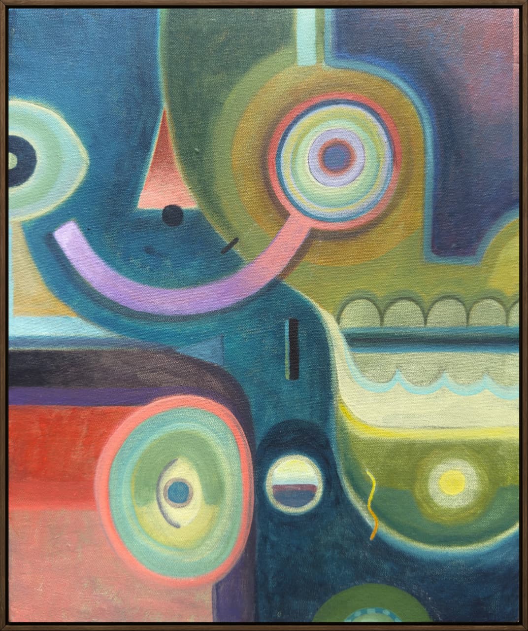 Perdiendo la forma 3 original acrylic painting by Jorge Tellaeche on canvas