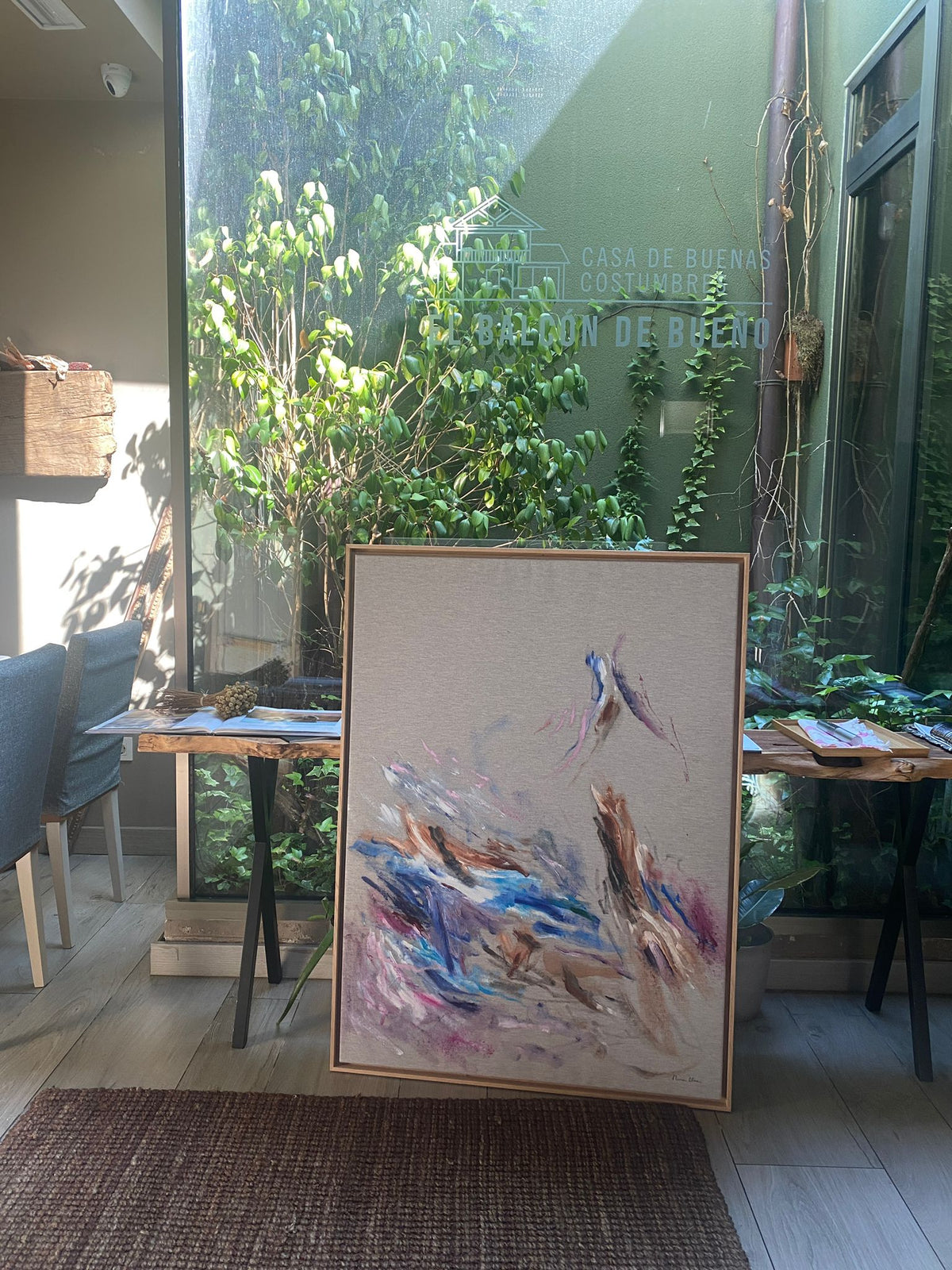 Piezas de lo que somos III, painting by Nuria Oliva — Art of NOMA