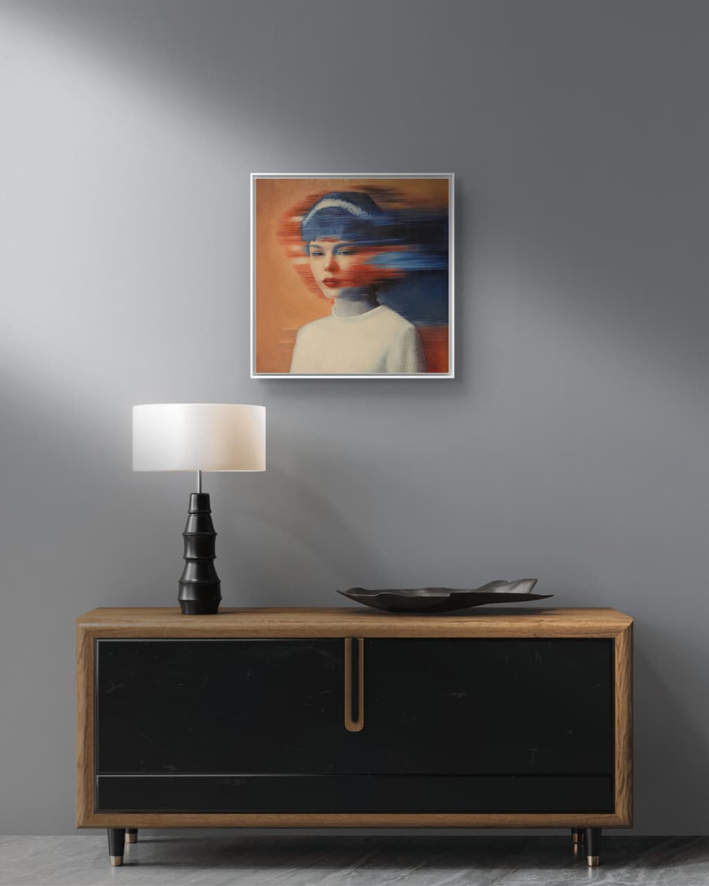 Processed Seed by JoCa shown in a living room, scale view