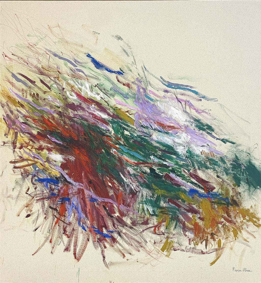 Recolectar y cocinar con la Abuela, oil painting by Nuria Oliva — Art of NOMA