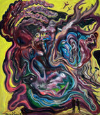 Retrato Post-Humanos 1, painting by Raúl Cerrillo — Art of NOMA