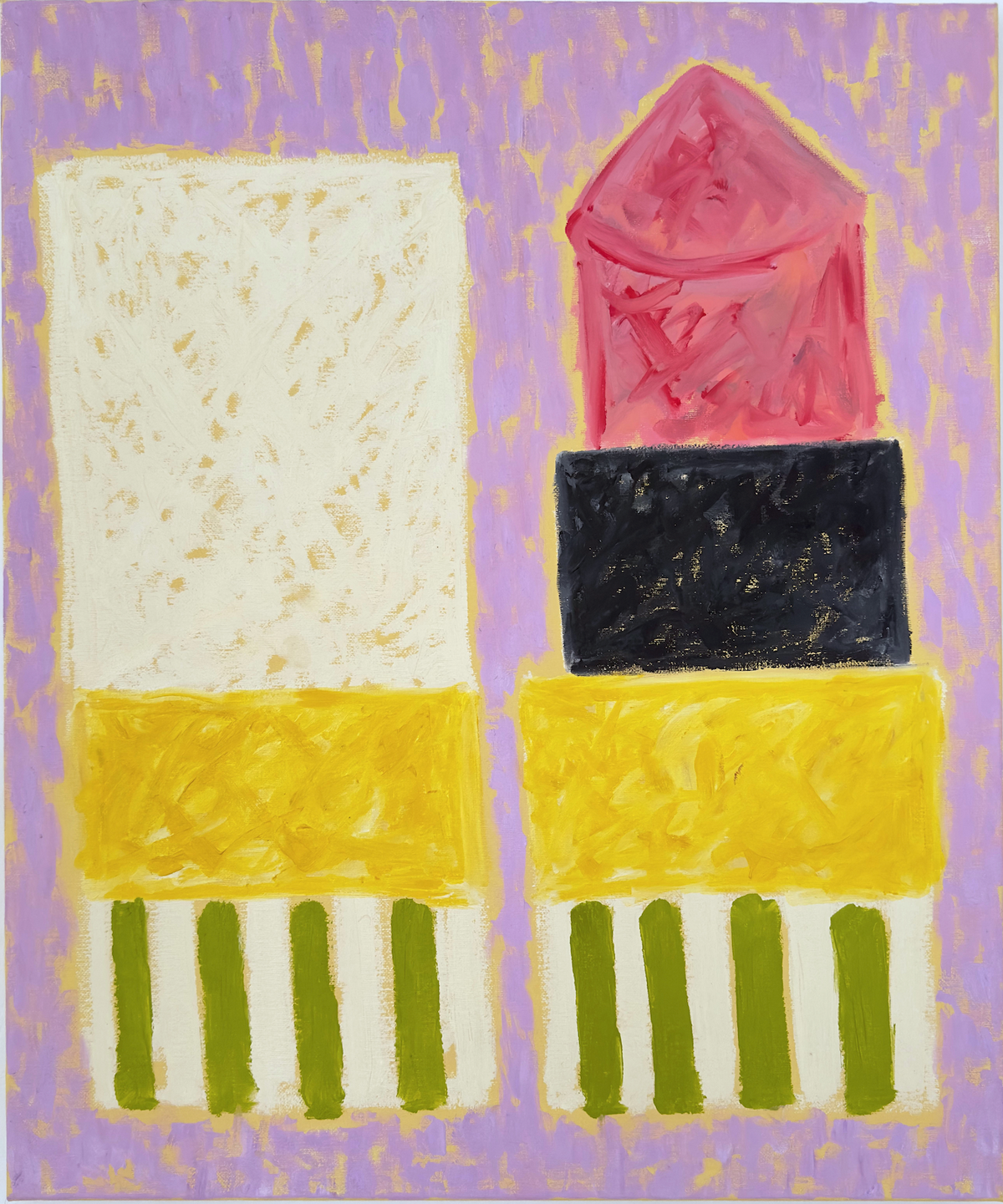 Rouge Hermès Lipstick, painting by Natasha Joseph — Art of NOMA