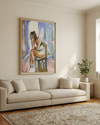 Self Portrait Mexico by Tori Pounds Mixed Media Painting