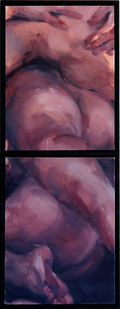 Scale by Alyssa Tang oil and charcoal painting on canvas