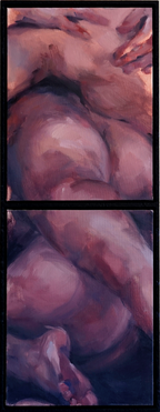 Scale by Alyssa Tang oil and charcoal painting on canvas
