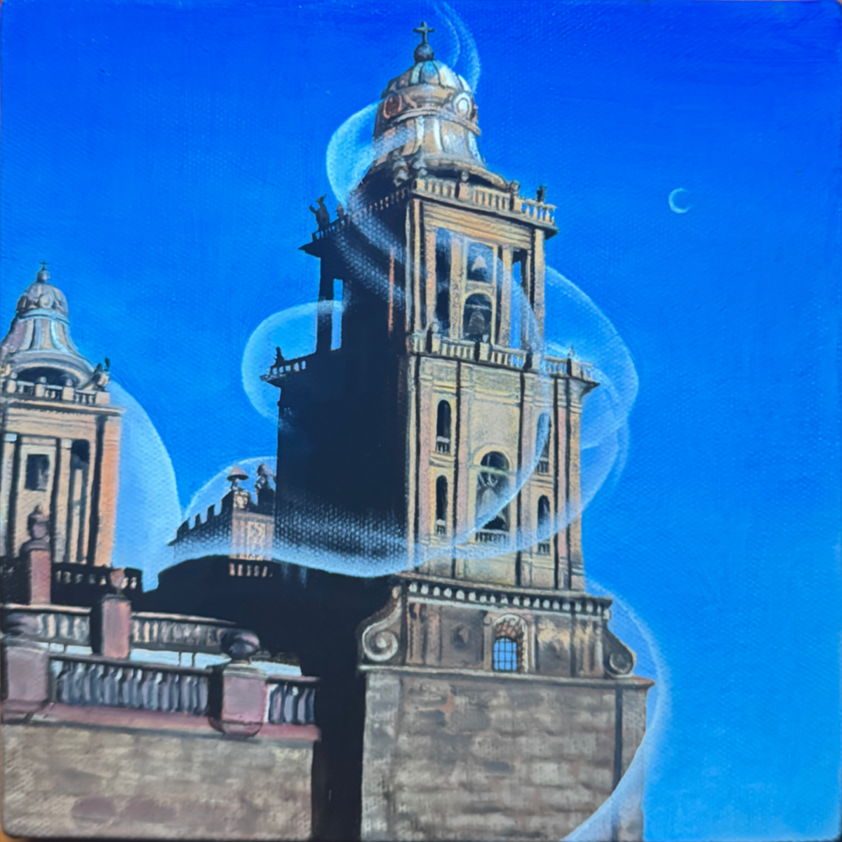 El Centro original oil painting by Alexandra Connolly on canvas