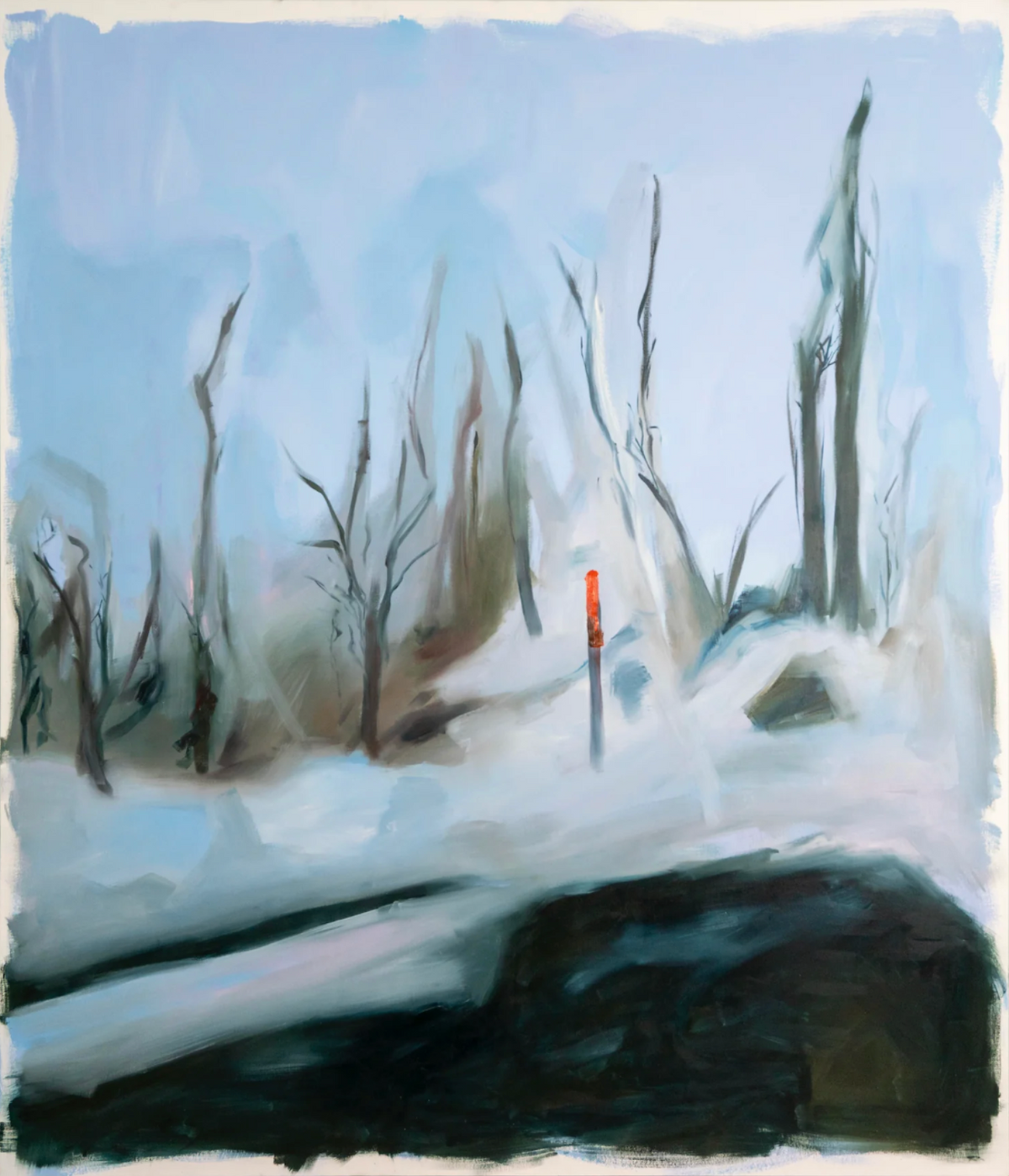 Snow by Tori Pounds large-scale oil painting on canvas
