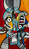 Shocked, painting by Daniel de Polignac — Art of NOMA