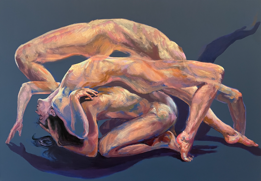 In Sync XVII, painting by Karlos Ibarra — Art of NOMA
